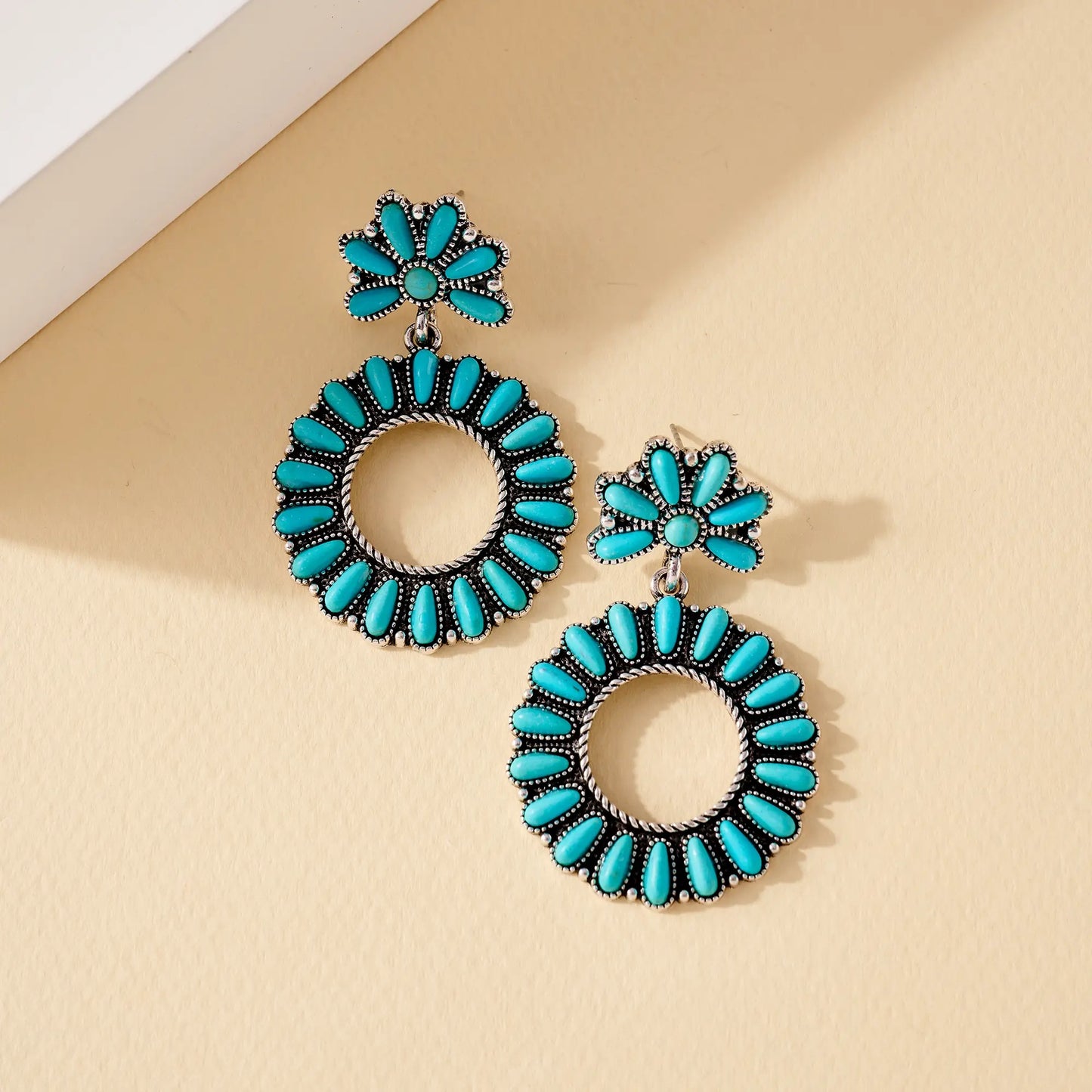 Turquoise Stone Earrings