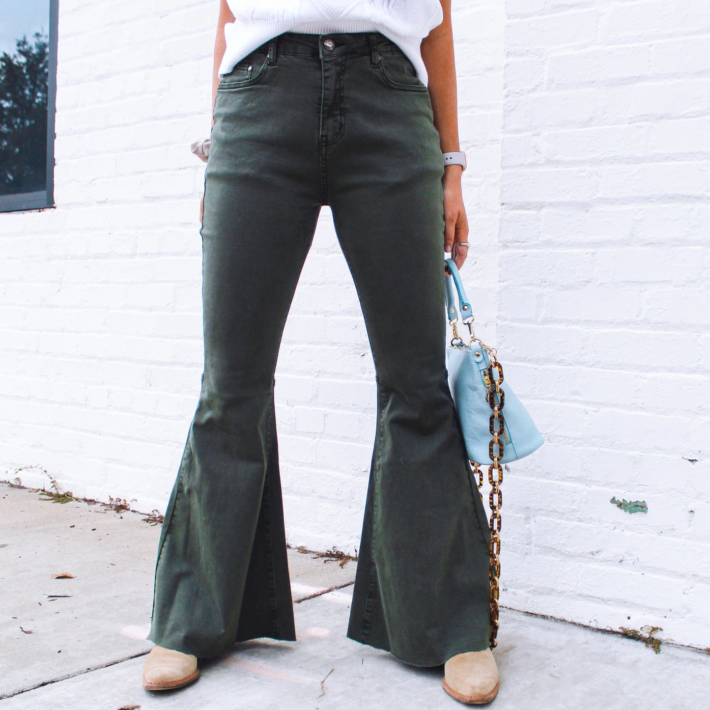 Olive Bell Bottoms