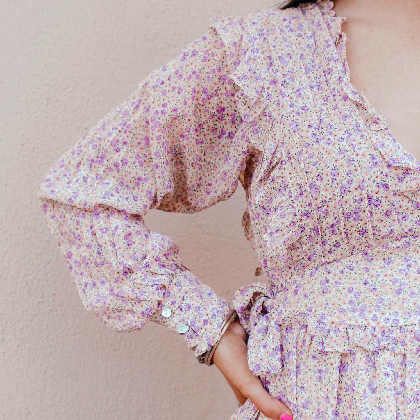 Lavender Floral Dream Dress