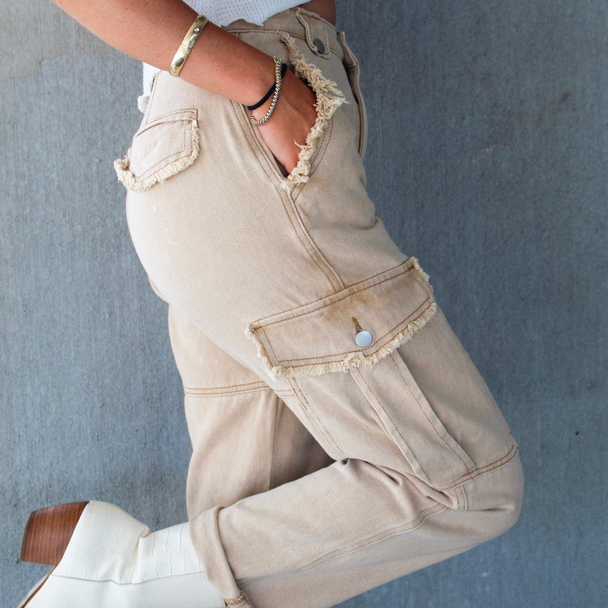 Khaki Cargo Pants