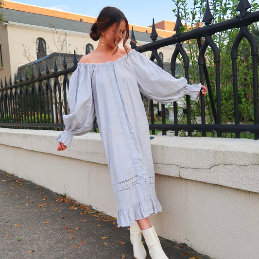 Wren Linen Maxi Dress