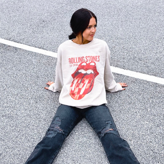 Rolling Stones Thrifted Sweatshirt