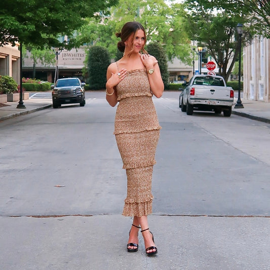 Harlow Floral Midi Dress