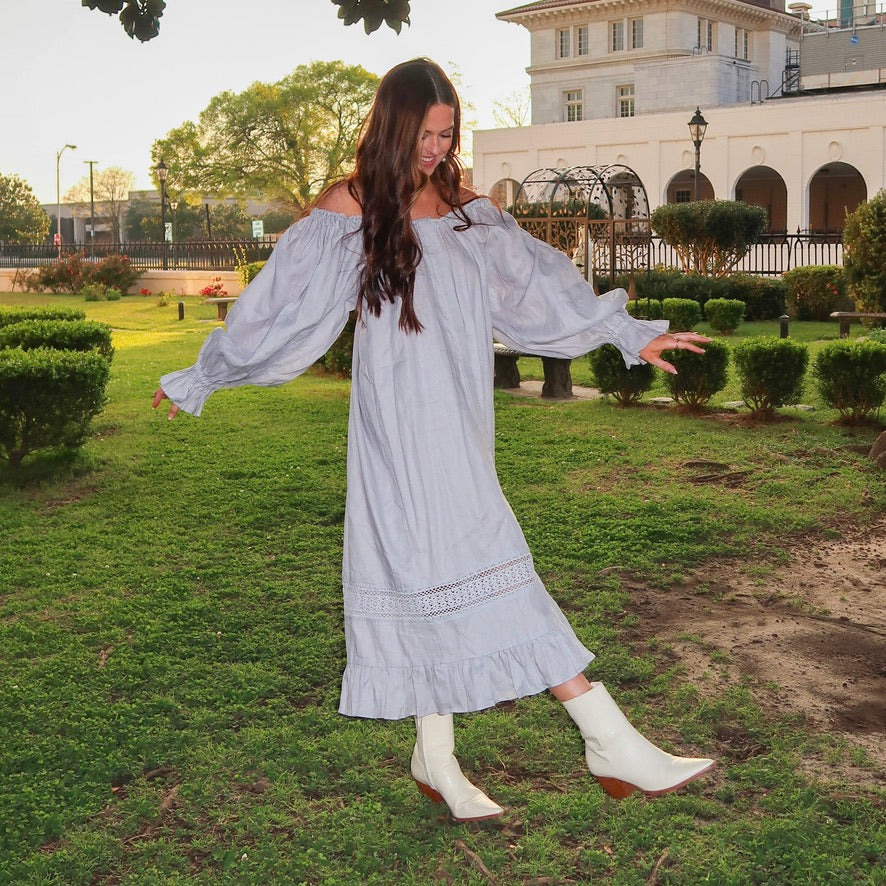 Wren Linen Maxi Dress