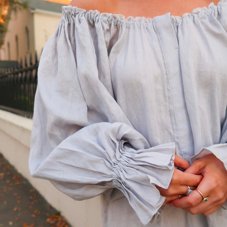 Wren Linen Maxi Dress