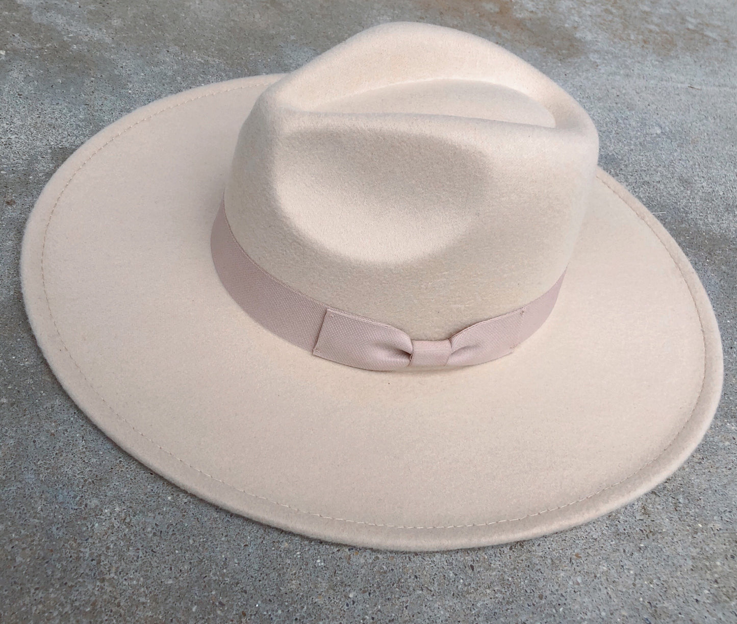Ansley Felt Hard Brim Hat