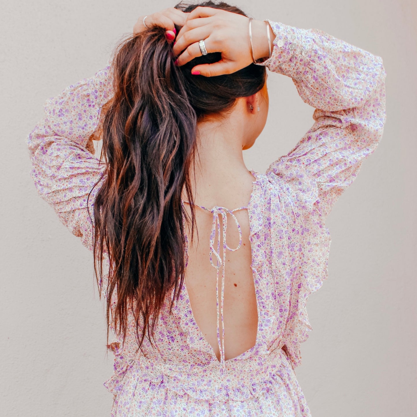 Lavender Floral Dream Dress