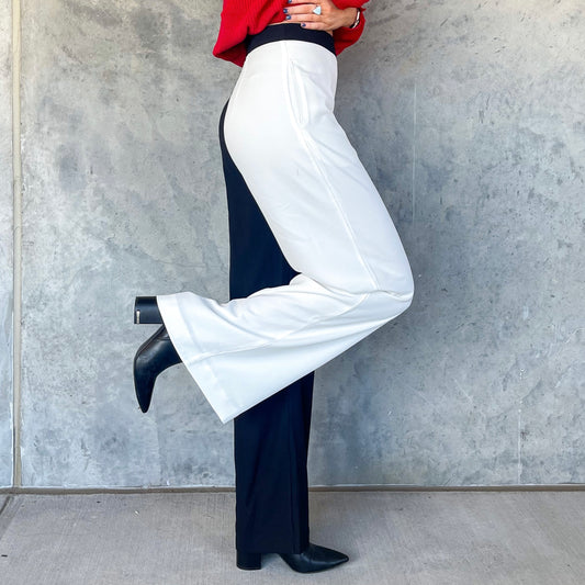 B&W Color Block Pants