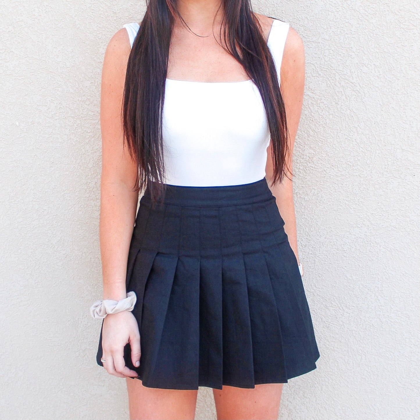 Jenna Pleated Mini Skirt