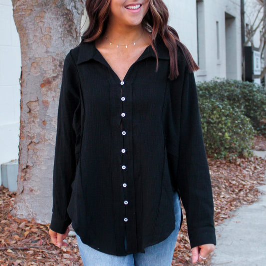 Abbie Button Down Top