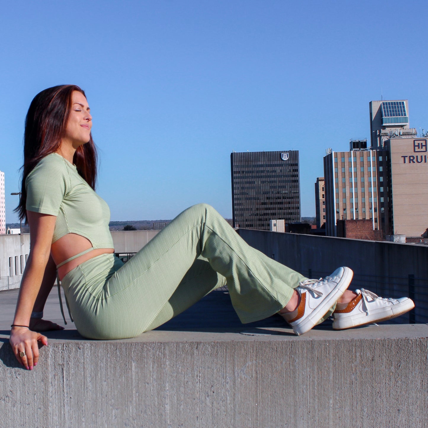 Hallie Gingham Set