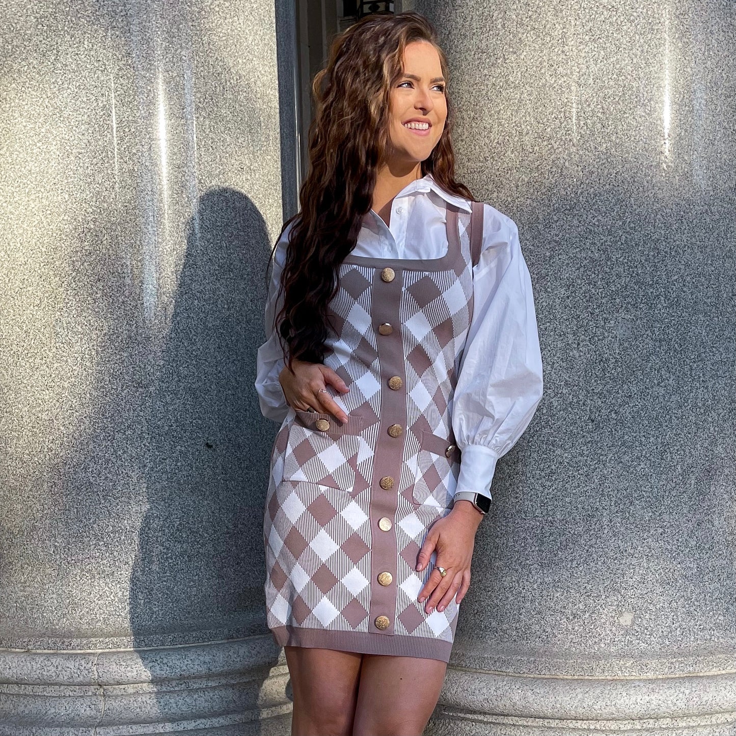 Kenzie Plaid Bodycon Dress